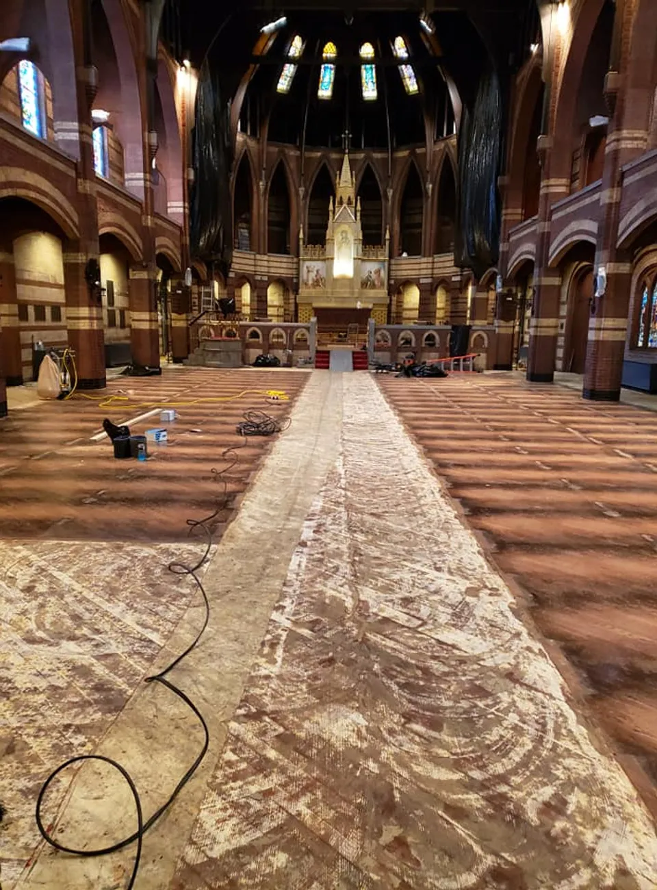 St. Paul's Episcopal Church, Absolute Hardwood Flooring project